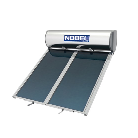 ΗΛΙΑΚΟΣ 320lt NOBEL APOLLO GLASS Διπλής Ενέργειας Επιλεκτικός 4m²